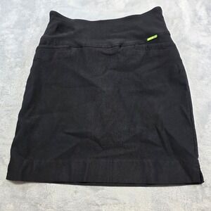 Swing Control Women 10 Black Skort Golf Athletic Pull On Stretch Skirt Tennis